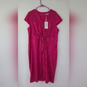 Grace Karin Hot Pink Sequence Dress